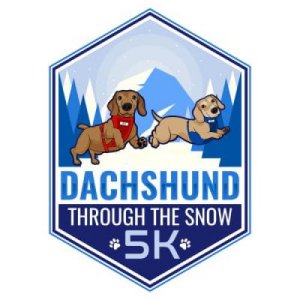 Dachshund through the Snow 5K Logo