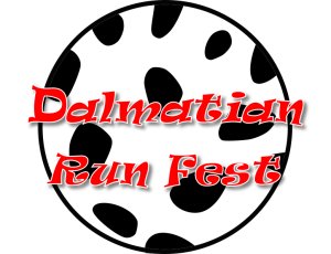 Dalmatian Run Fest & Dizzy Dalmatian 101 Logo