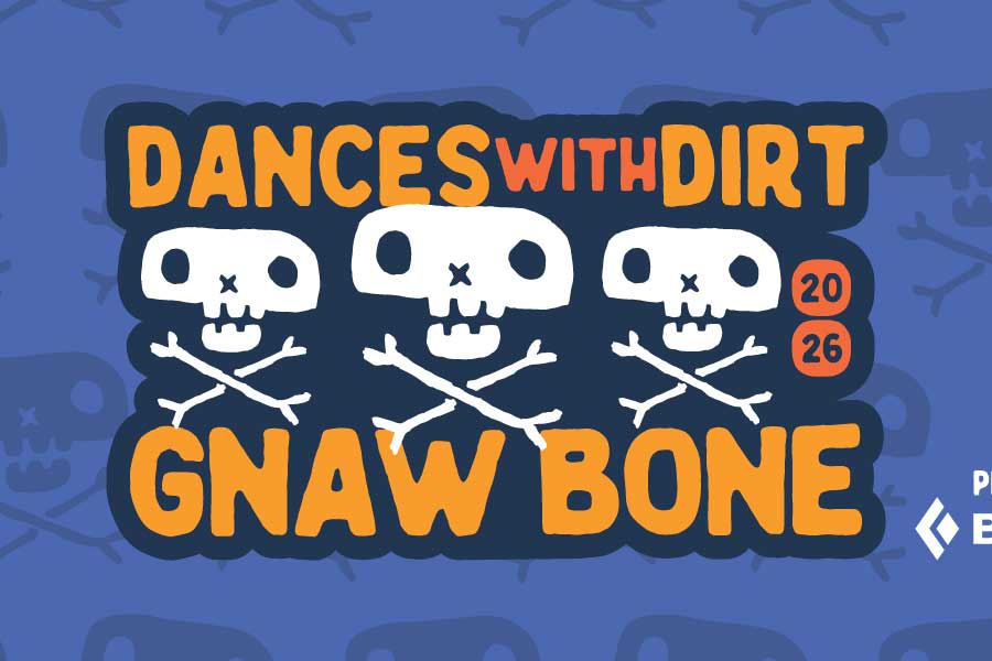 Dances with Dirt Gnaw Bone Logo