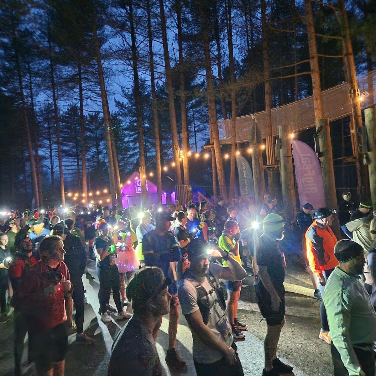 Dark Valley, Night Trails Logo