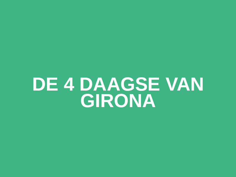 De 4 daagse van Girona Logo