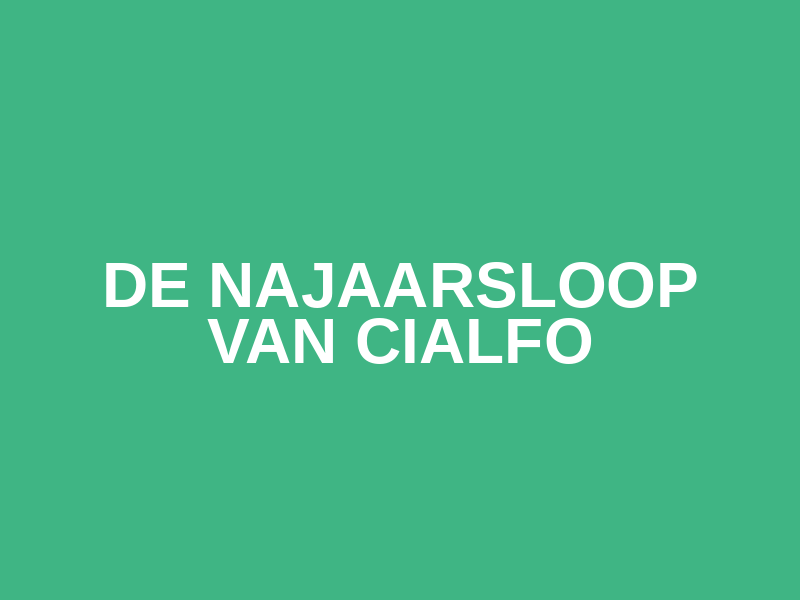 De Najaarsloop van Cialfo