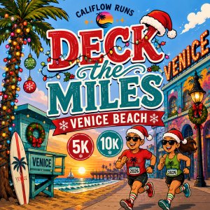 Deck the Miles 5K, 10K - Venice Beach Logo