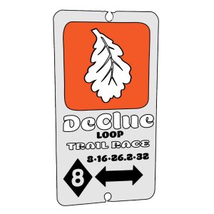 DeClue Loops Trail Race Logo
