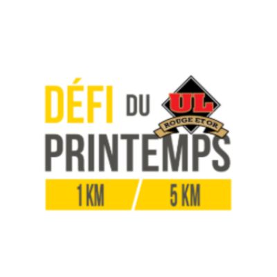 Défi du printemps Rouge et Or Logo