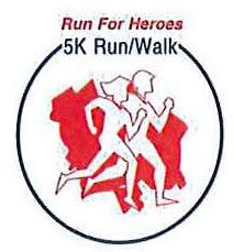 Delco Run for Heroes 5K 2026 - 25th Anniversary Logo