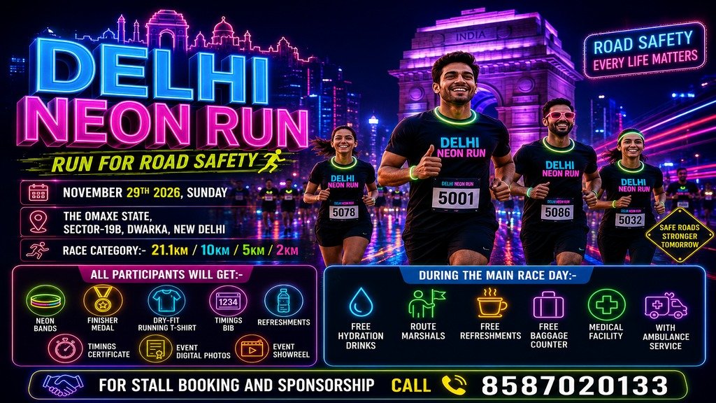 DELHI NEON RUN Logo