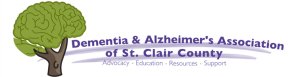 Dementia and Alzheimer's Association of St. Clair County 5K Run/Walk - "Find the Cure" Logo