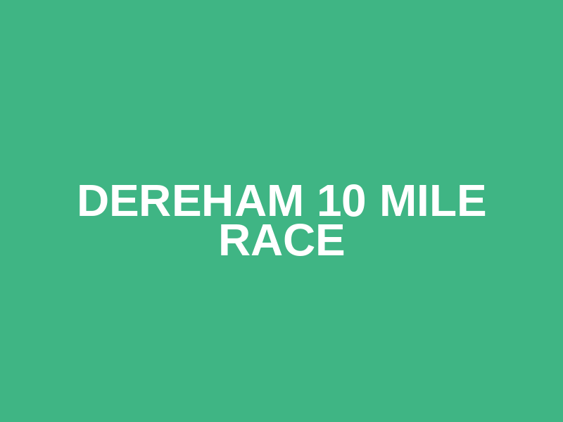 Dereham 10 Mile Race