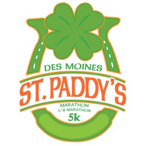 Des Moines St. Paddy's Half Marathon, 5K & Marathon Run/Walk Logo