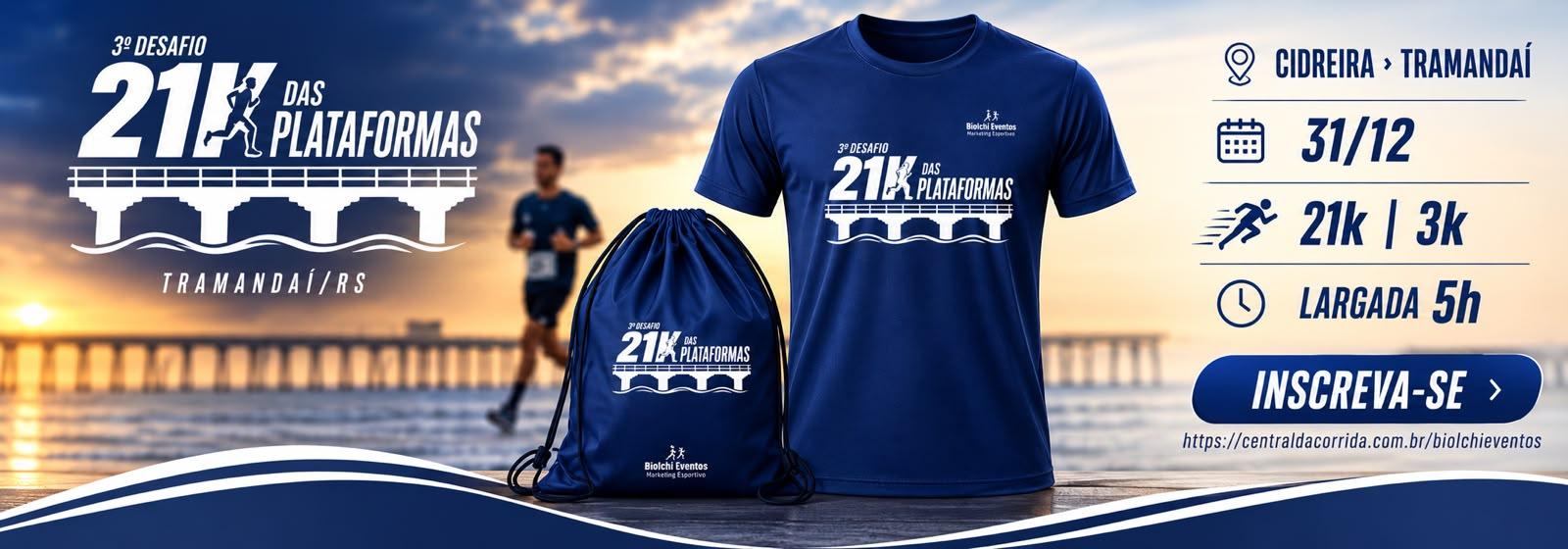 Desafio das Plataformas 21k Cidreira-Tramandaí