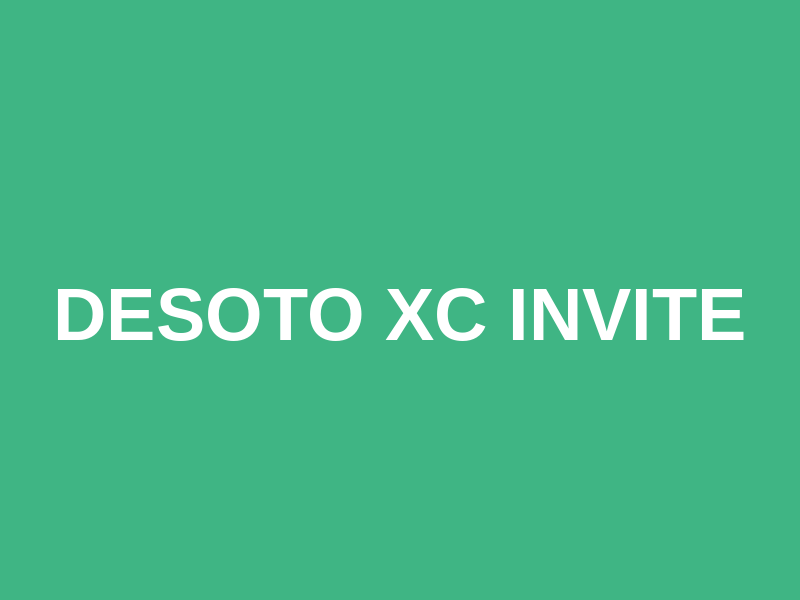 Desoto XC Invite