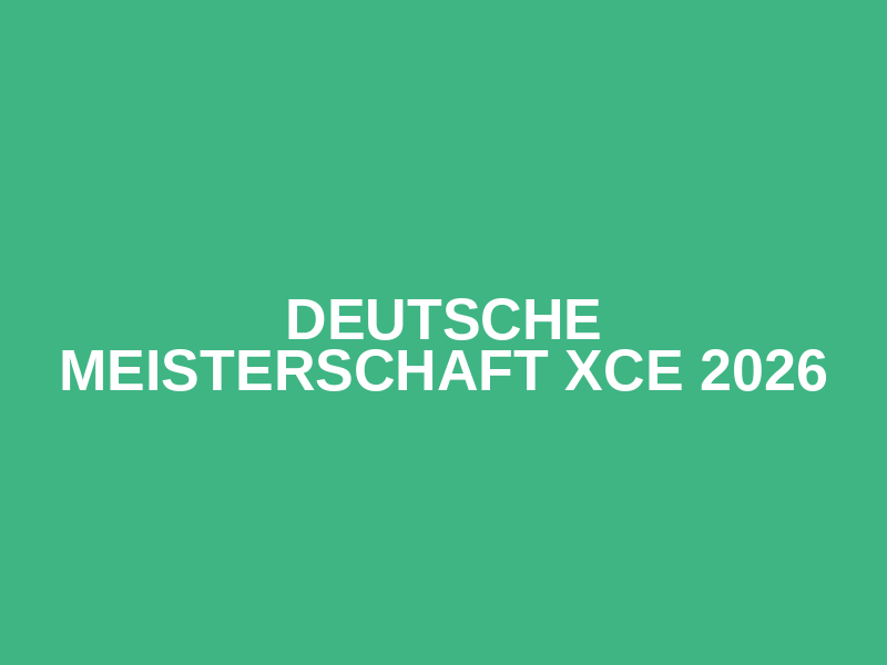Deutsche Meisterschaft XCE 2026 Logo