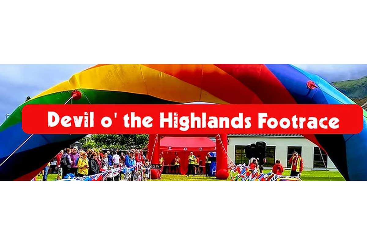Devil o' the Highlands Footrace Logo