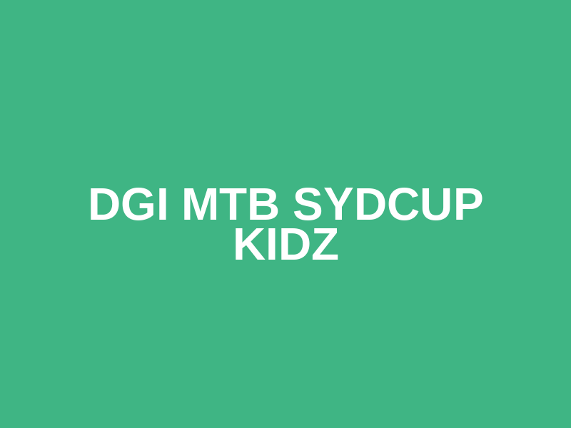 DGI MTB Sydcup Kidz
