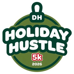 DH Holiday Hustle 5K & 1 Mile Walk/Run Logo