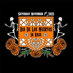 Día De Los Muertos 5k Race Logo