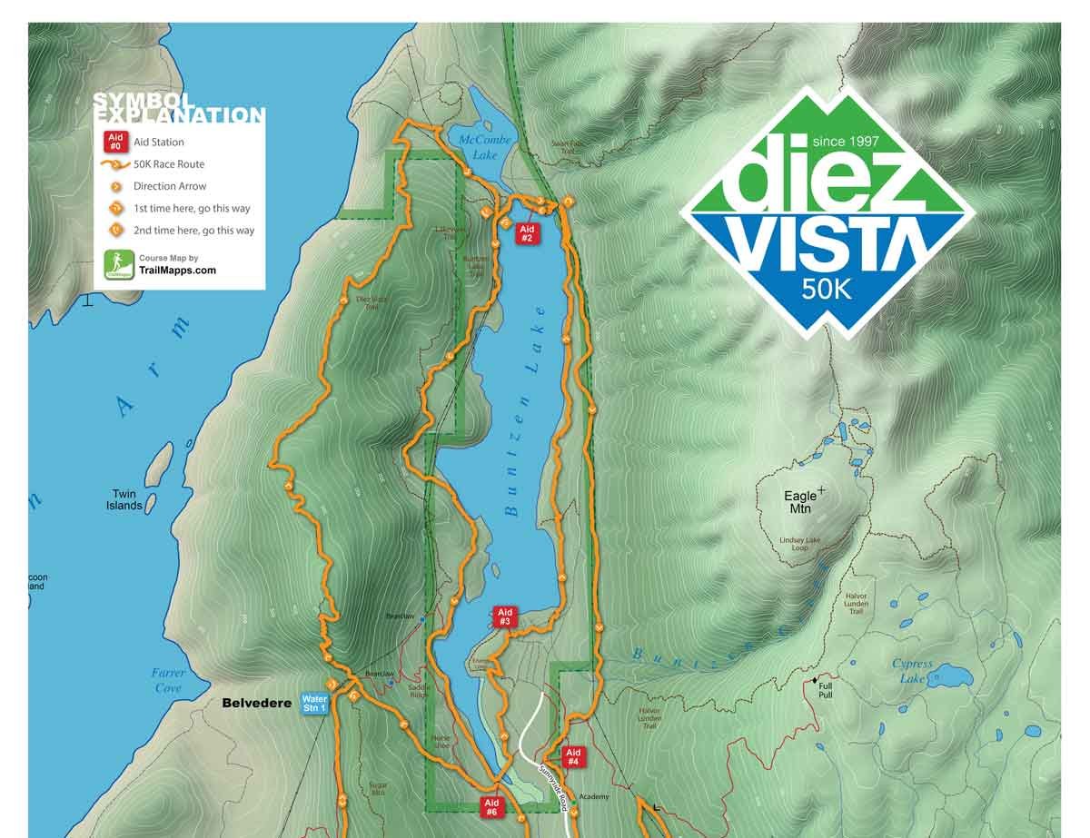 Diez Vista 50k Logo
