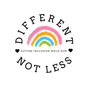 Different Not Less - Autism Inclusion 5k Logo