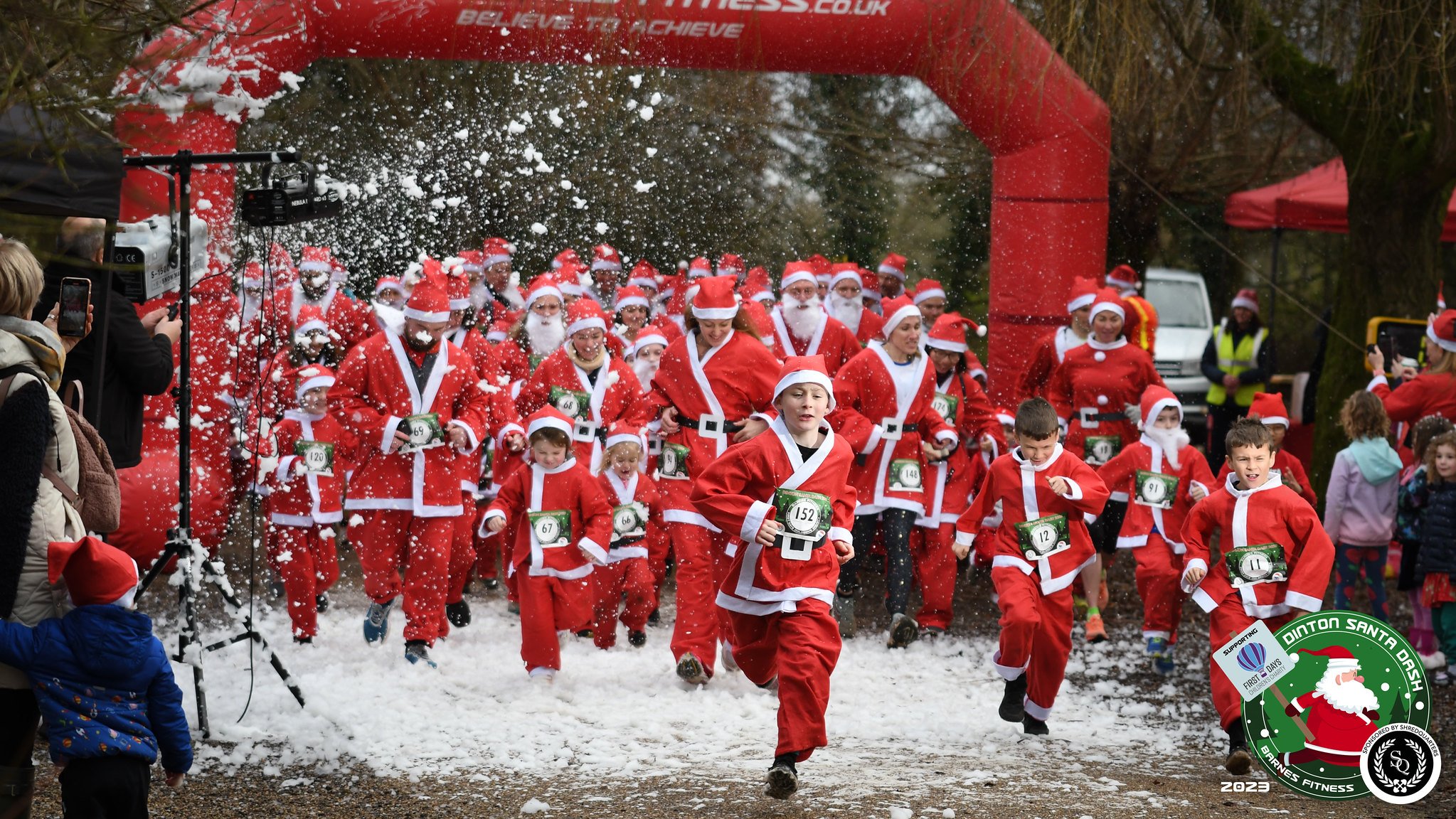 Dinton Santa Dash - 2km & 5km Logo