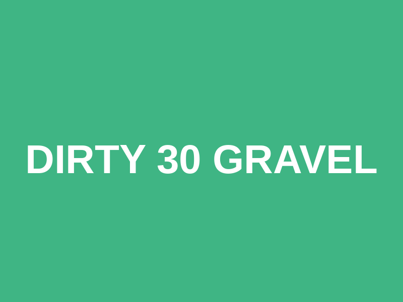 Dirty 30 Gravel Logo