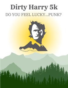 Dirty Harry 5K! Logo