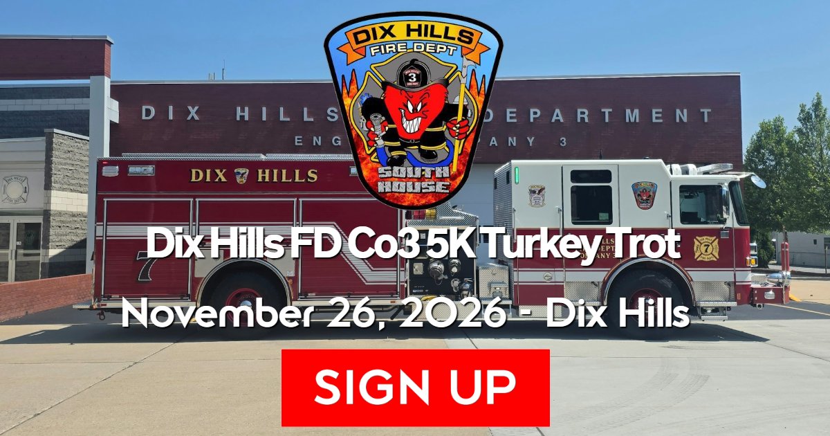Dix Hills FD Co3 5K Turkey Trot 2026 Logo