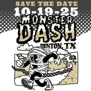 DMAC Monster Dash Fun Run 5k Logo