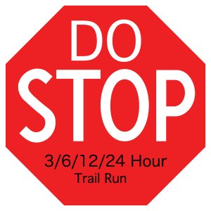 Do Stop 3, 6, 12 and 24 Hour Trail Race Logo