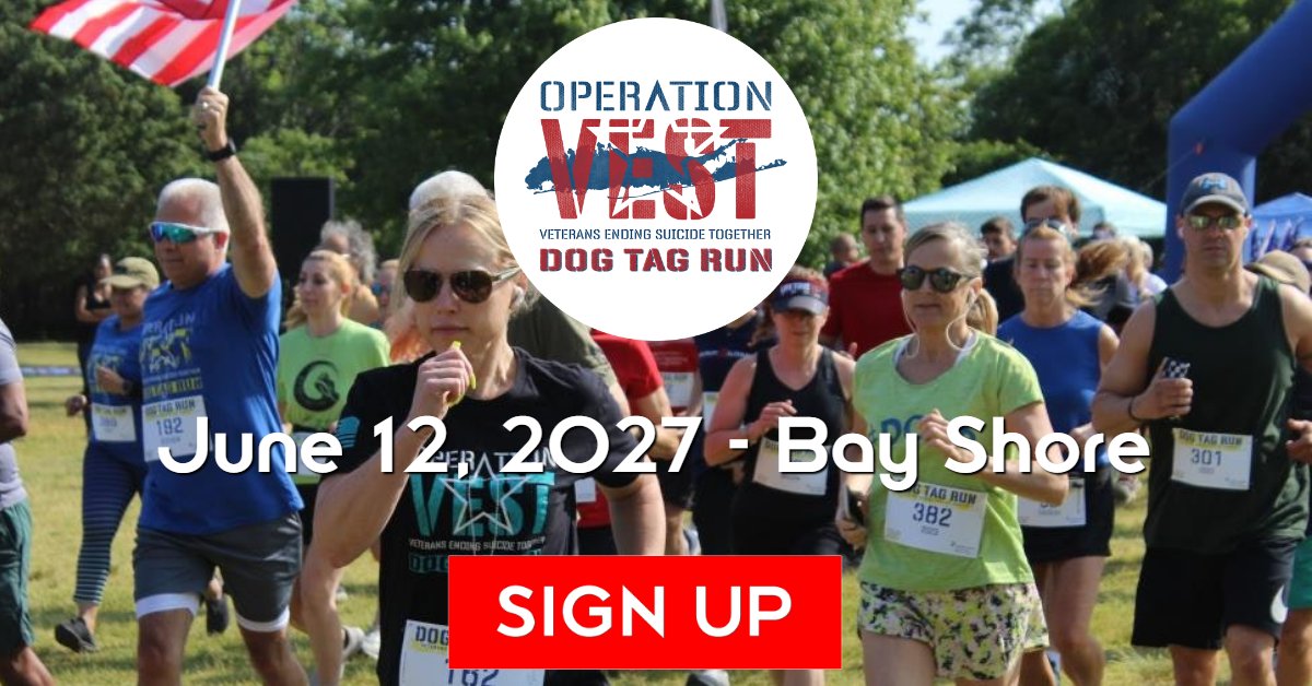 Dog Tag Run 2.2M Operation VEST 2027 Logo