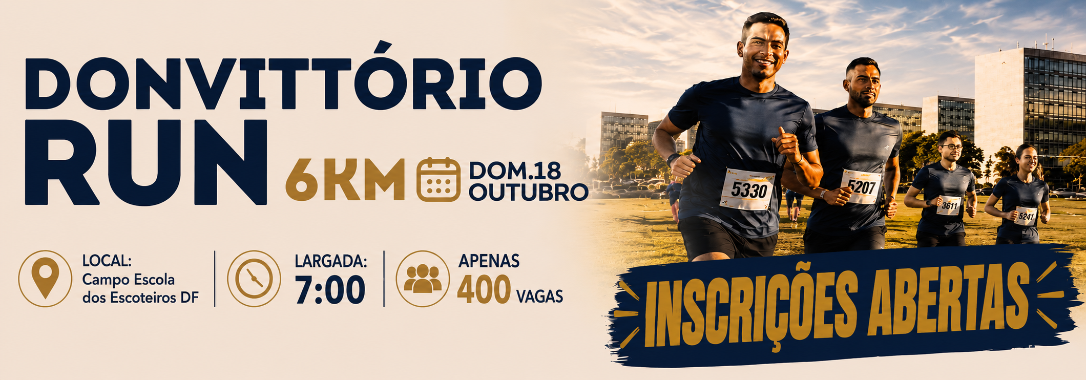 DON VITTÓRIO RUN Logo
