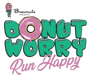 Donut Worry Run Happy Logo