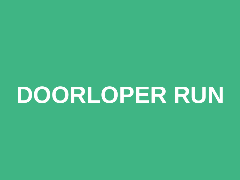 Doorloper Run Logo