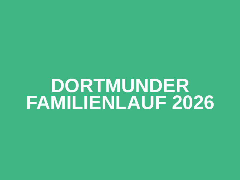 Dortmunder Familienlauf 2026 Logo