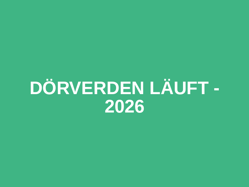 Dörverden läuft - 2026