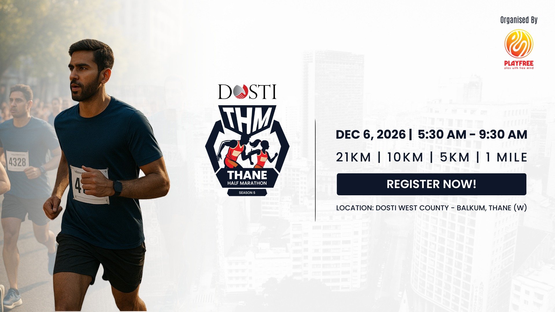 Dosti Thane Half Marathon- 5th Edition