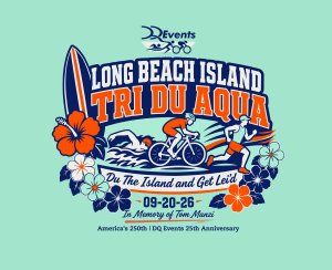 DQ Long Beach Island Triathlon, Duathlon, & Aquabike at Bayview Park *# Logo