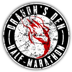 Dragons Den Half Marathon, 10k, 5k Logo