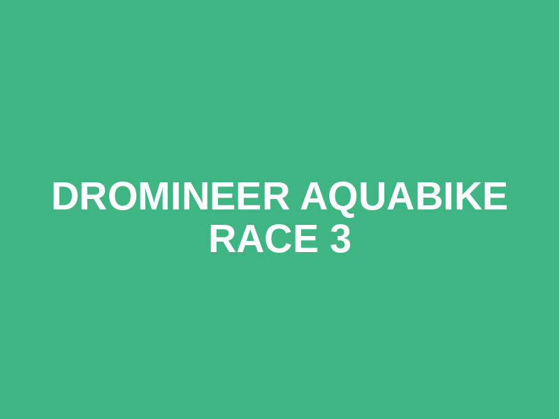 Dromineer  AquaBike Race 3