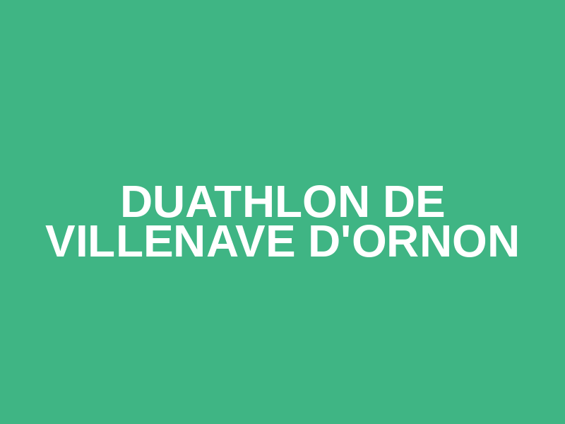 Duathlon de Villenave d'Ornon Logo
