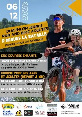 Duathlon Jeune et bike and run Arques la bataille