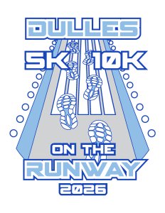 Dulles 5K/10K on the Runway Logo