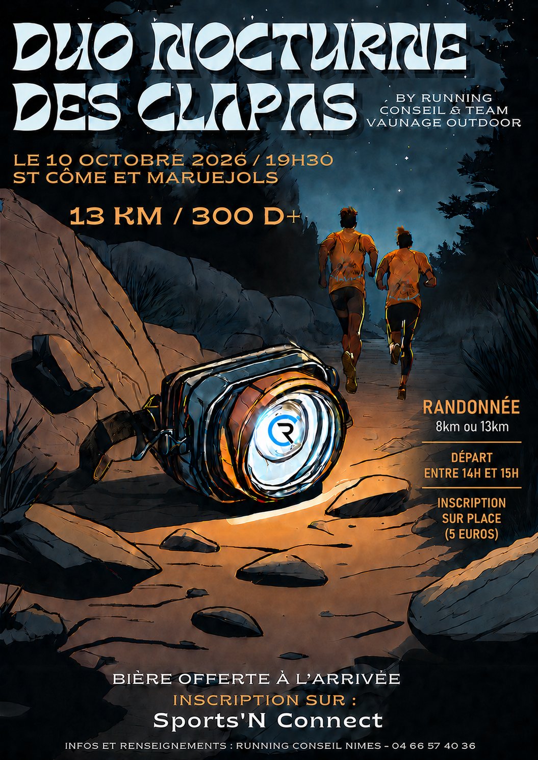 DUO NOCTURNE DES CLAPAS 2026 Logo