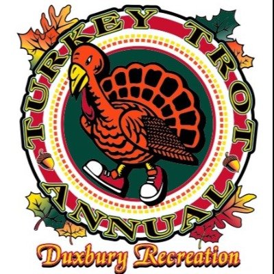 Duxbury Recreation Department - 50th Annual Turkey Trot 5k Road Race Logo