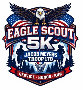 Eagle Scout 5k Logo