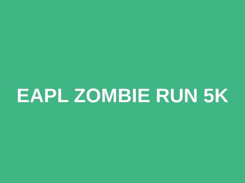EAPL Zombie Run 5K Logo