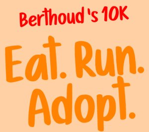 Eat. Run. Adopt. 10K Logo