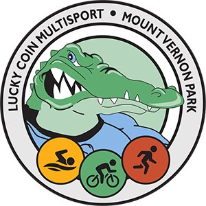 Lucky Coin Multisport Youth Triathlon Series - Race Four - Mount Vernon Park Logo