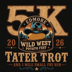 Edmore Potato Festival 5K Tater Trot and 1 Mile Small Fry Run Logo