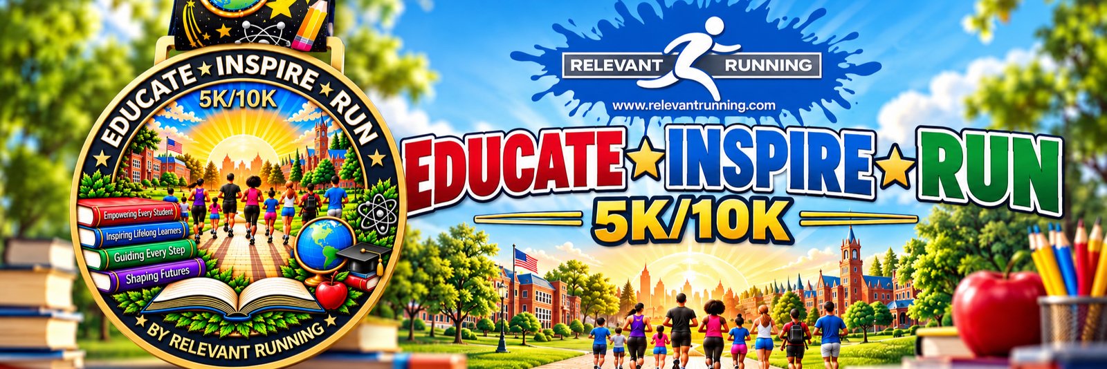 Educate • Inspire • Run "Live Virtual" 5k/10k
